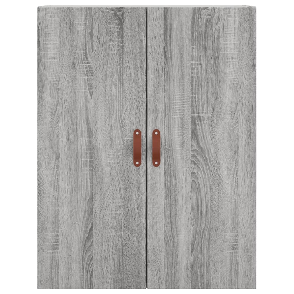 Visoka komoda siva sonome 69,5x34x180 cm od konstruiranog drva