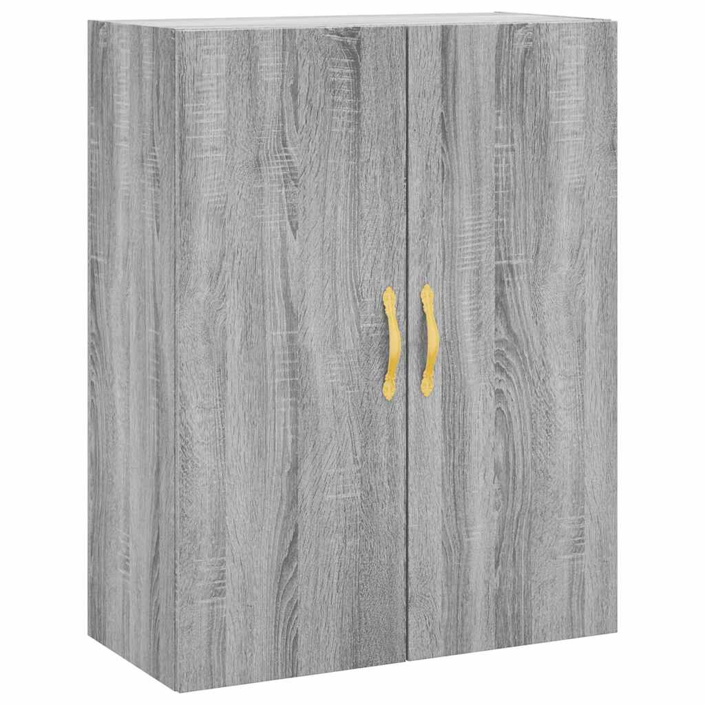 Visoka komoda siva sonome 69,5x34x180 cm od konstruiranog drva