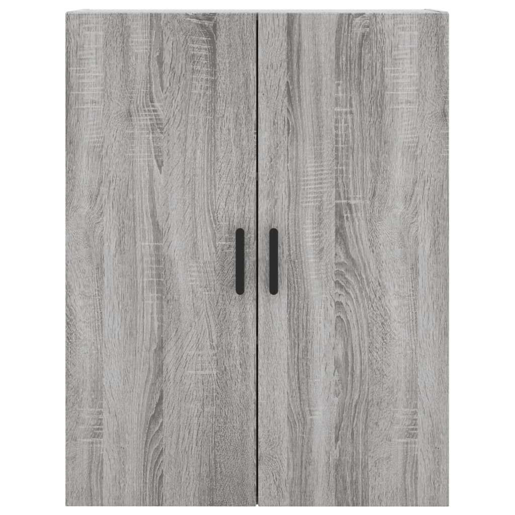 Visoka komoda siva sonome 69,5x34x180 cm od konstruiranog drva