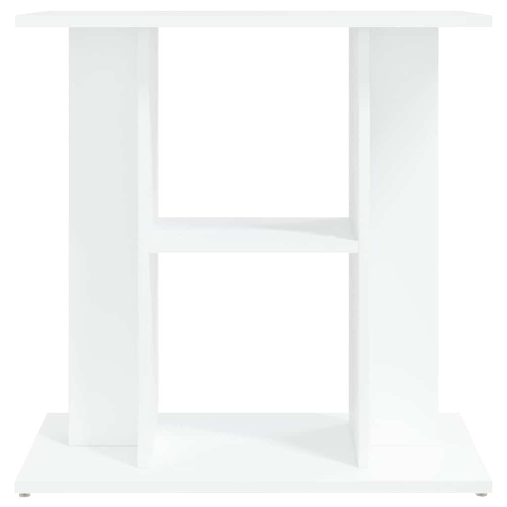 Stalak za akvarij bijeli 60 x 30 x 60 cm od konstruiranog drva
