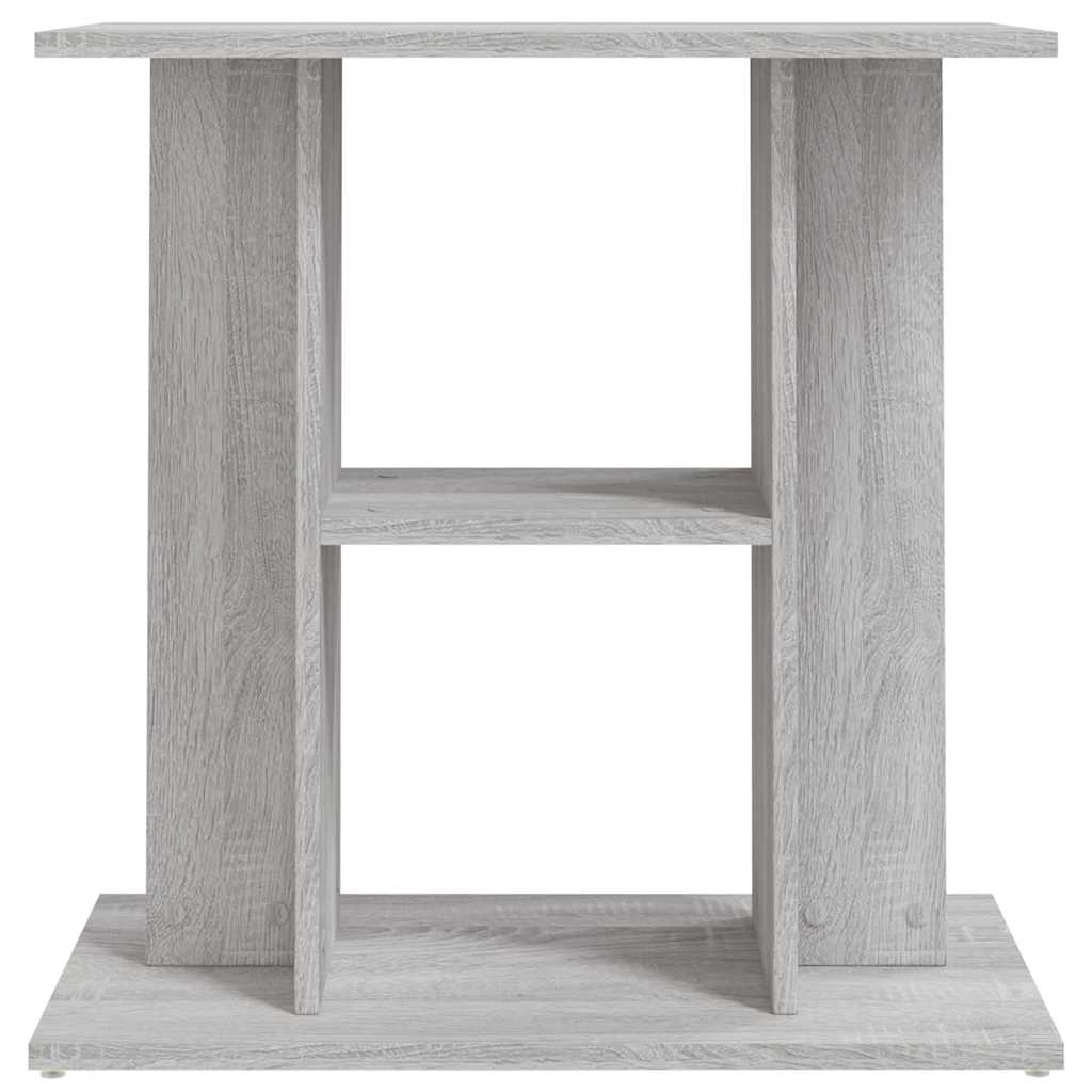 Stalak za akvarij sivi sonoma 60x30x60 cm, inženjerski drvo