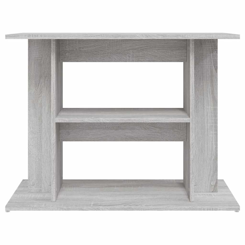 Stalak za akvarij sivi sonoma 80x35x60 cm inženjerski drvo