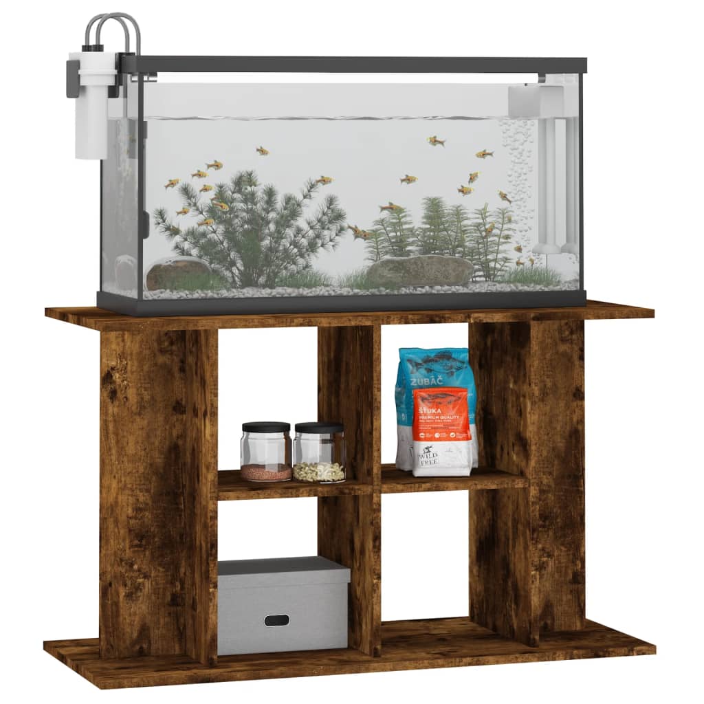 Stalak za akvarij boja hrasta 100x40x60 cm konstruirano drvo