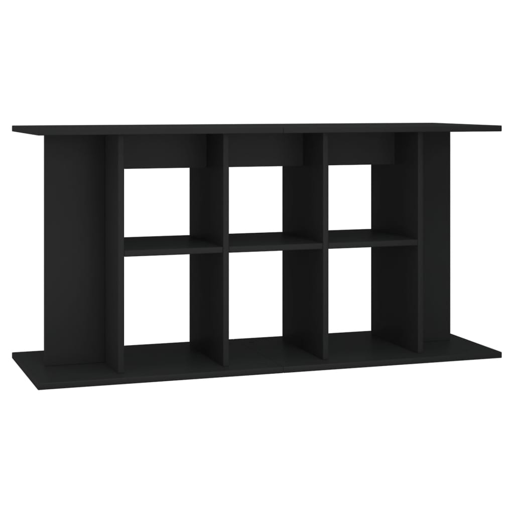 Stalak za akvarij crni 120 x 40 x 60 cm od konstruiranog drva