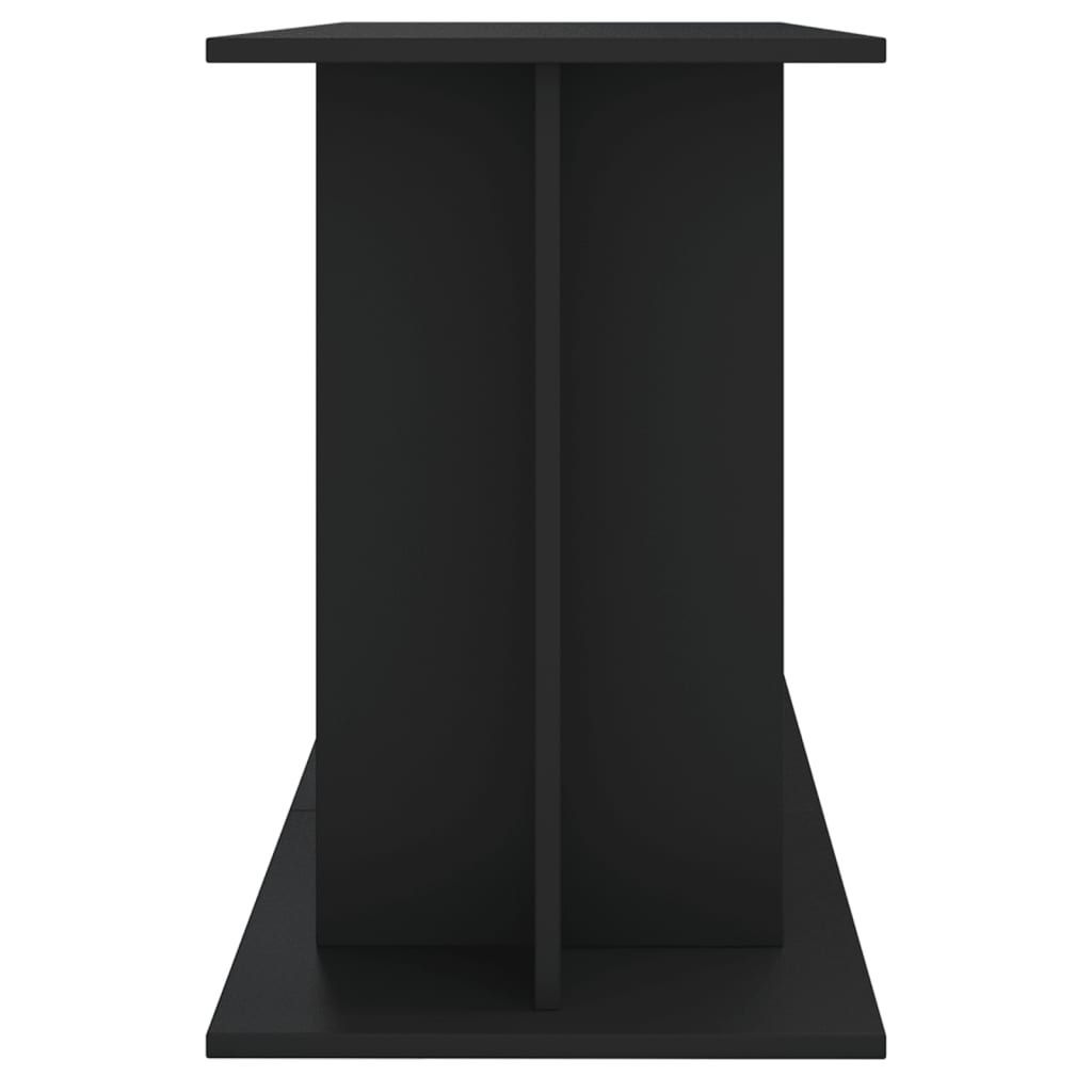 Stalak za akvarij crni 120 x 40 x 60 cm od konstruiranog drva