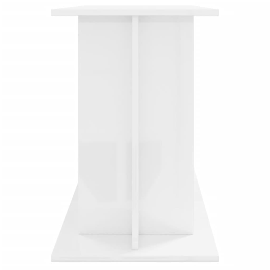 Stalak za akvarij sjajni bijeli 120x40x60 cm konstruirano drvo