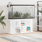 Stalak za akvarij sjajni bijeli 120x40x60 cm konstruirano drvo