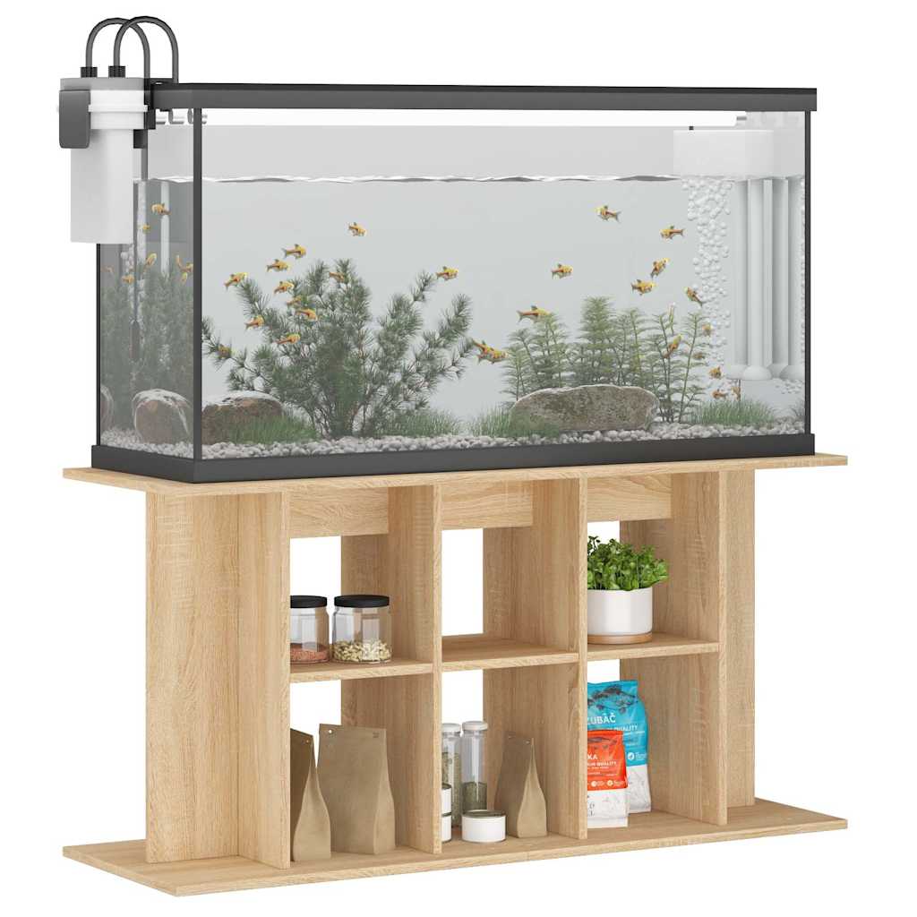 Stalak za akvarij Sonoma hrast 120x40x60 cm Konstruirano drvo