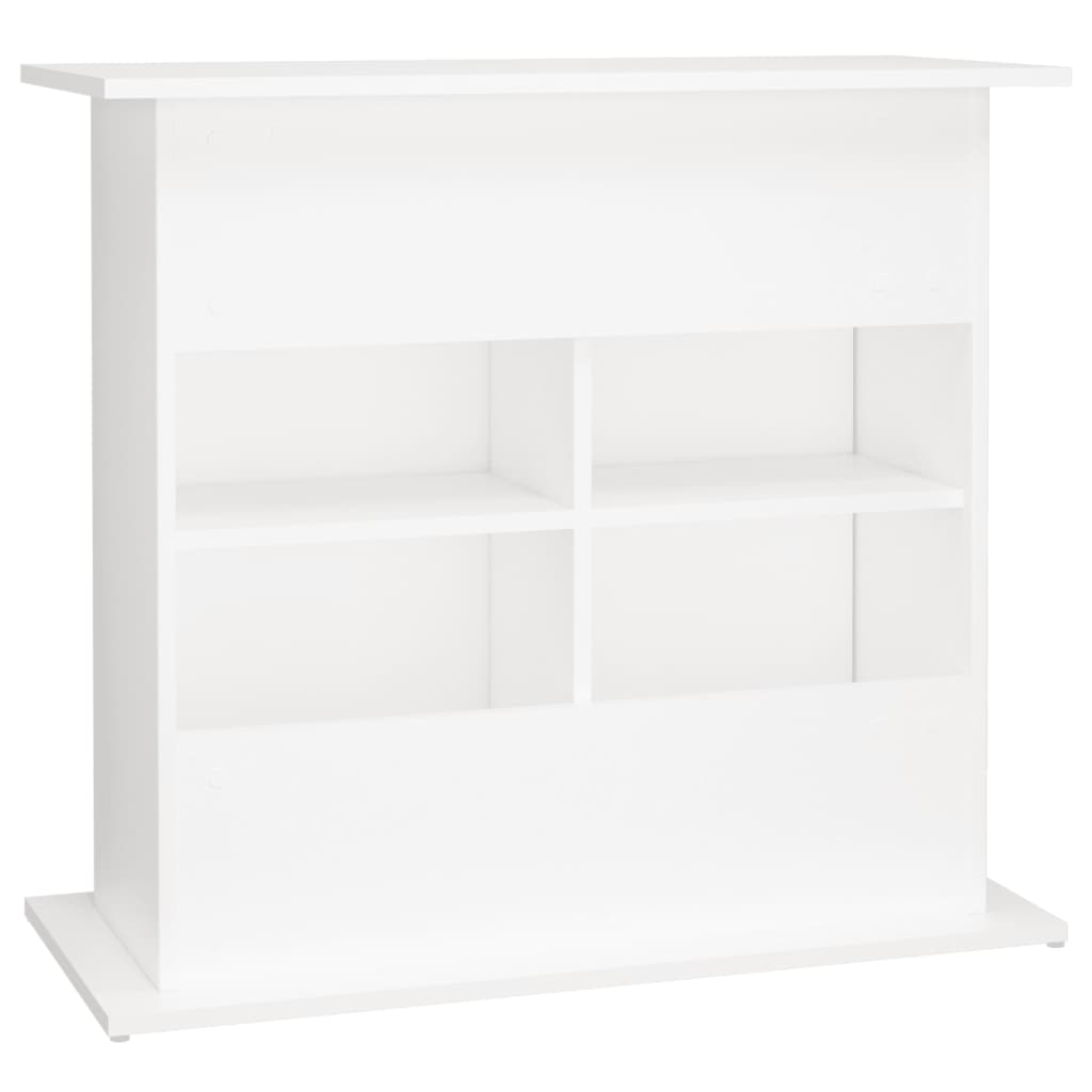 Stalak za akvarij bijeli 81 x 36 x 73 cm od konstruiranog drva