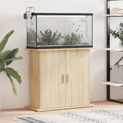 Stalak za akvarij Sonoma hrast 81x36x73 cm Konstruirano drvo