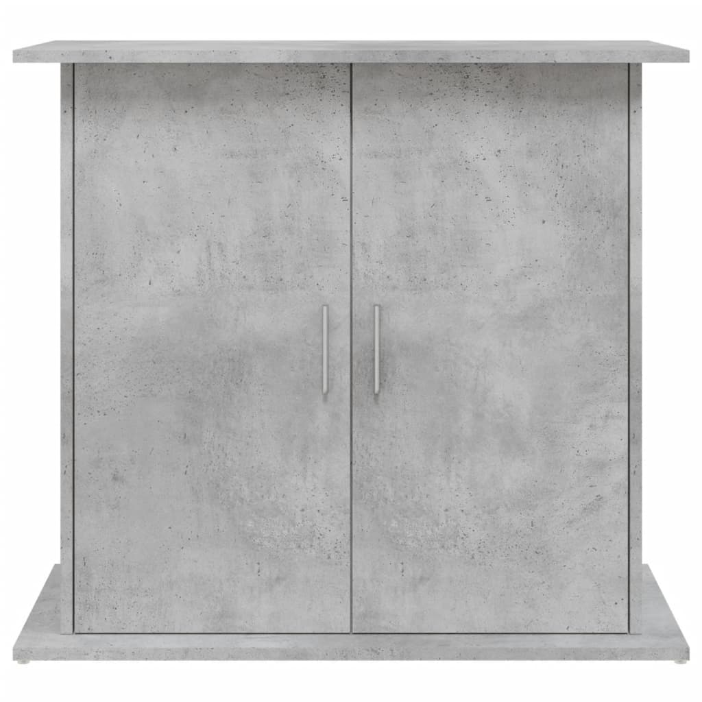 Stalak za akvarij Betonsko-sivi 81x36x73 cm Konstruirano drvo