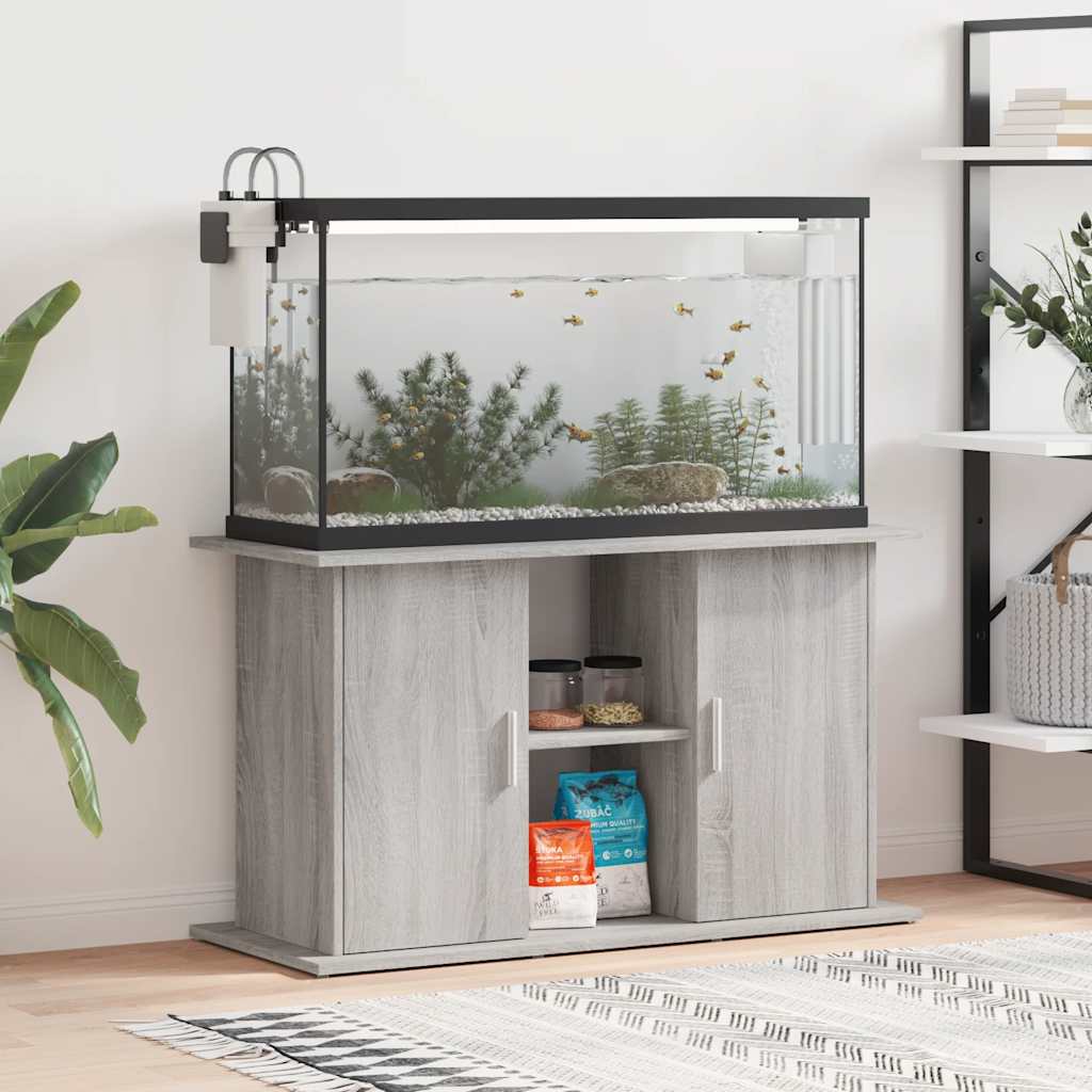 Stalak za akvarij boja hrasta 101x41x58 cm konstruirano drvo