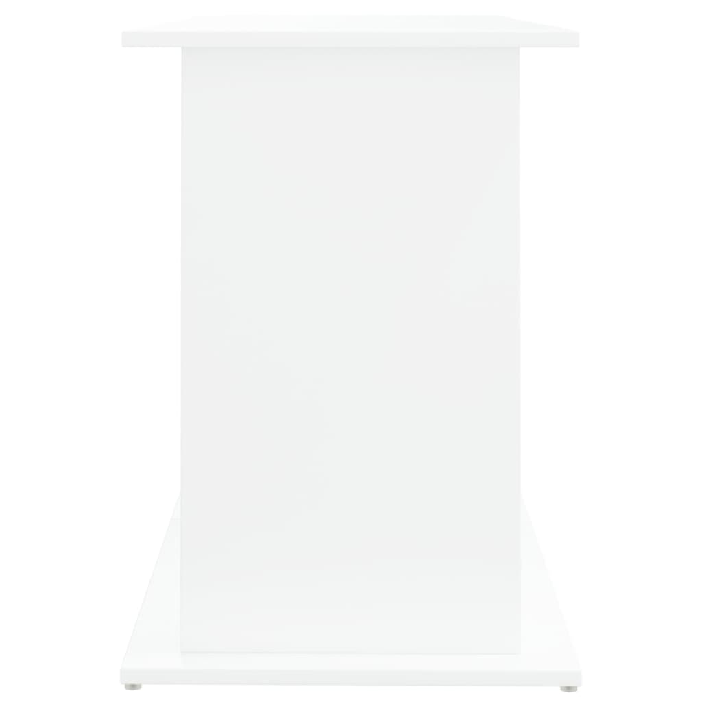 Stalak za akvarij bijeli 121 x 41 x 58 cm od konstruiranog drva