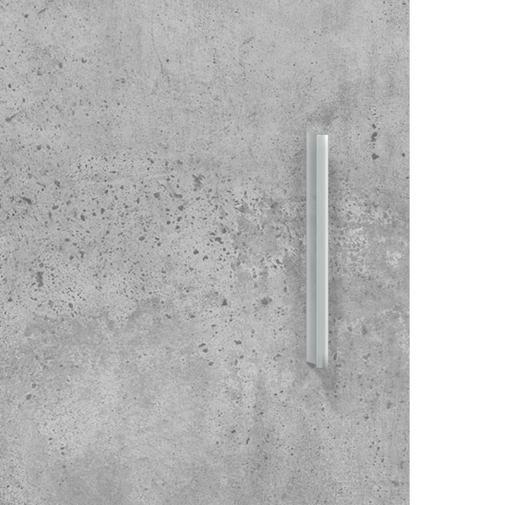 Stalak za akvarij Betonsko-sivi 121x41x58 cm Konstruirano drvo