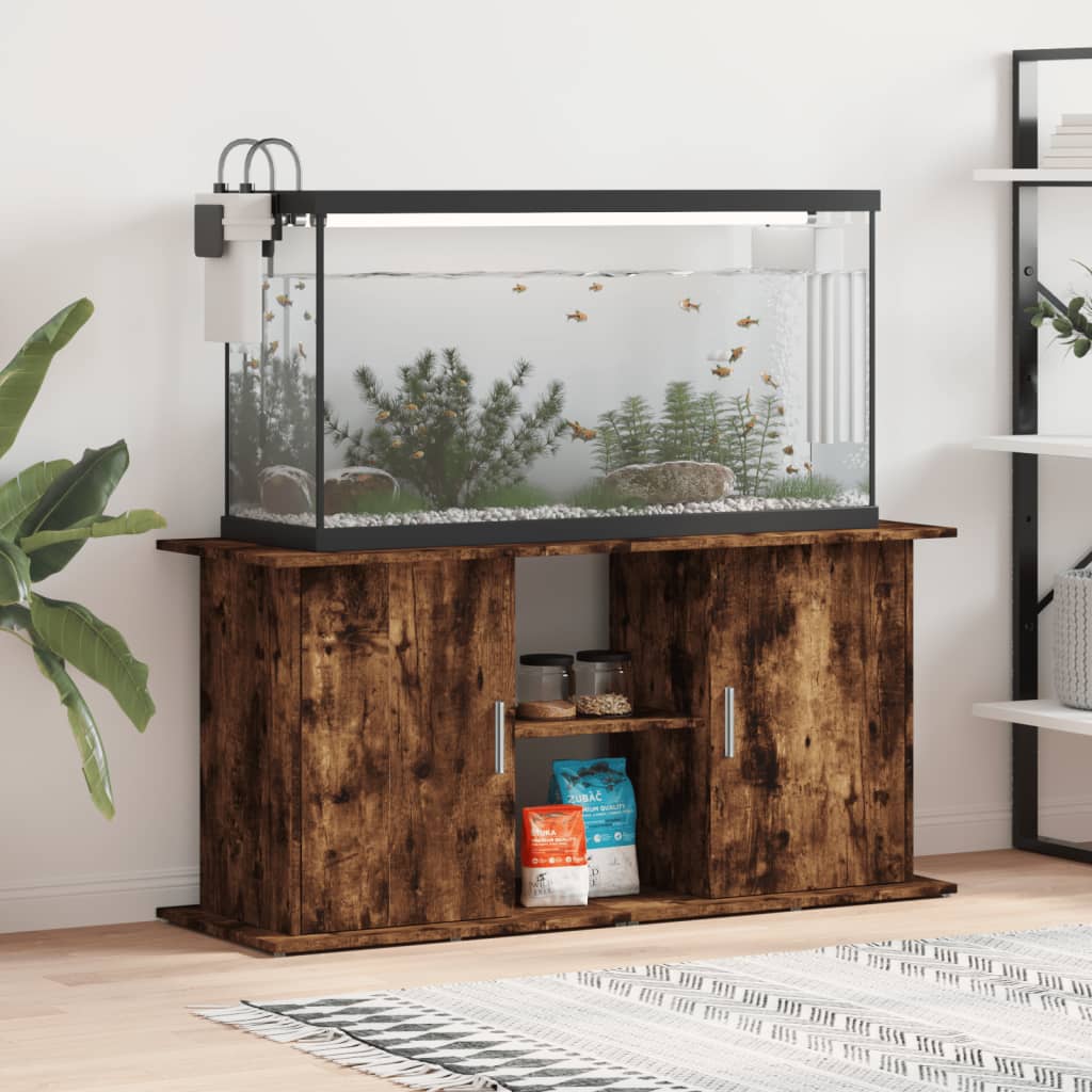 Stalak za akvarij boja hrasta 121x41x58 cm konstruirano drvo