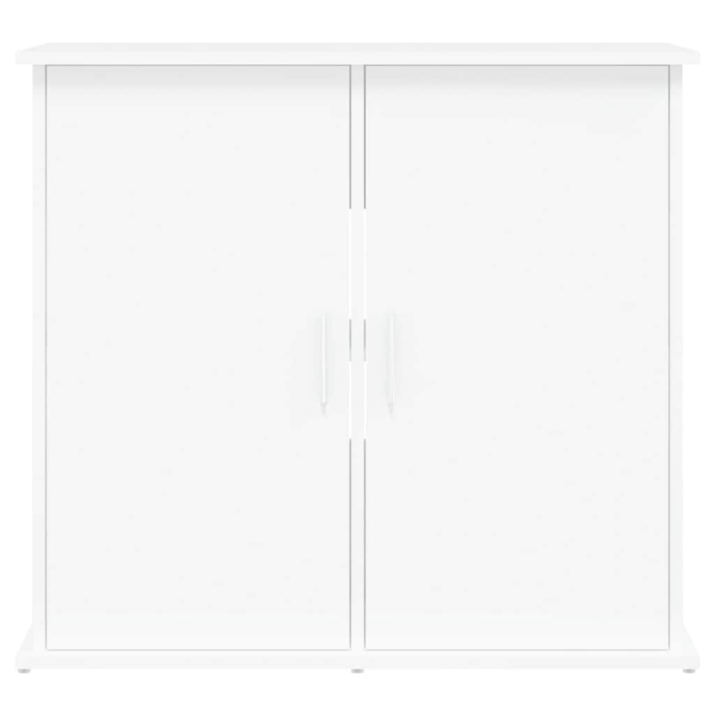 Stalak za akvarij bijeli 81 x 36 x 73 cm od konstruiranog drva