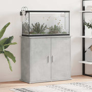 Stalak za akvarij Betonsko-sivi 81x36x73 cm Konstruirano drvo