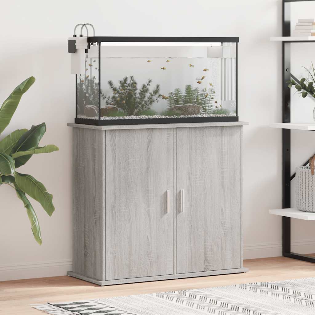 Stalak za akvarij boja hrasta 81 x 36 x 73 cm konstruirano drvo