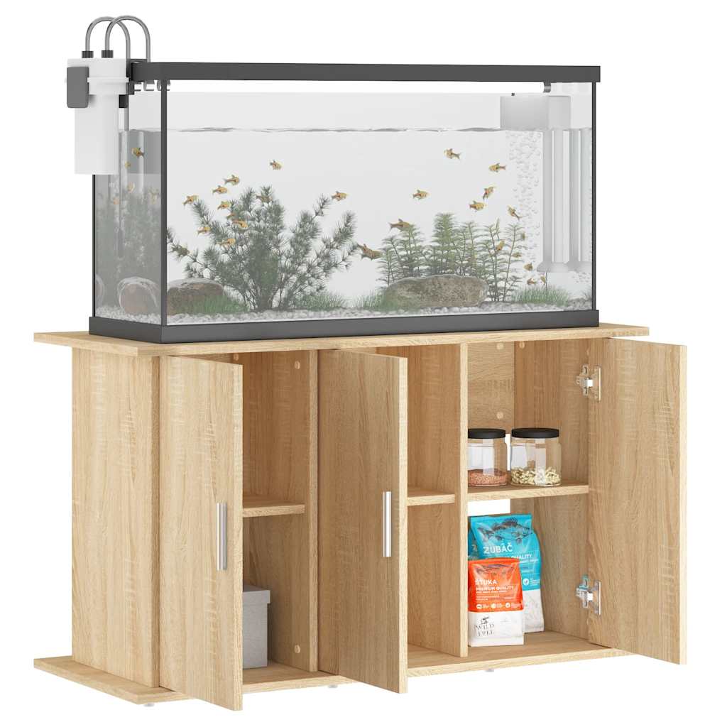 Stalak za akvarij boja hrasta 101x41x58 cm konstruirano drvo
