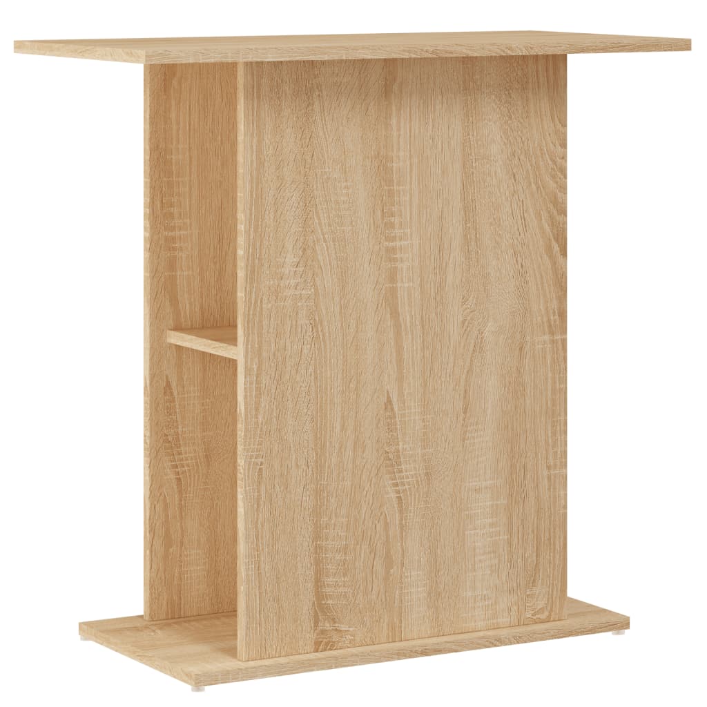 Stalak za akvarij Sonoma hrast 75x36x72,5 cm Konstruirano drvo
