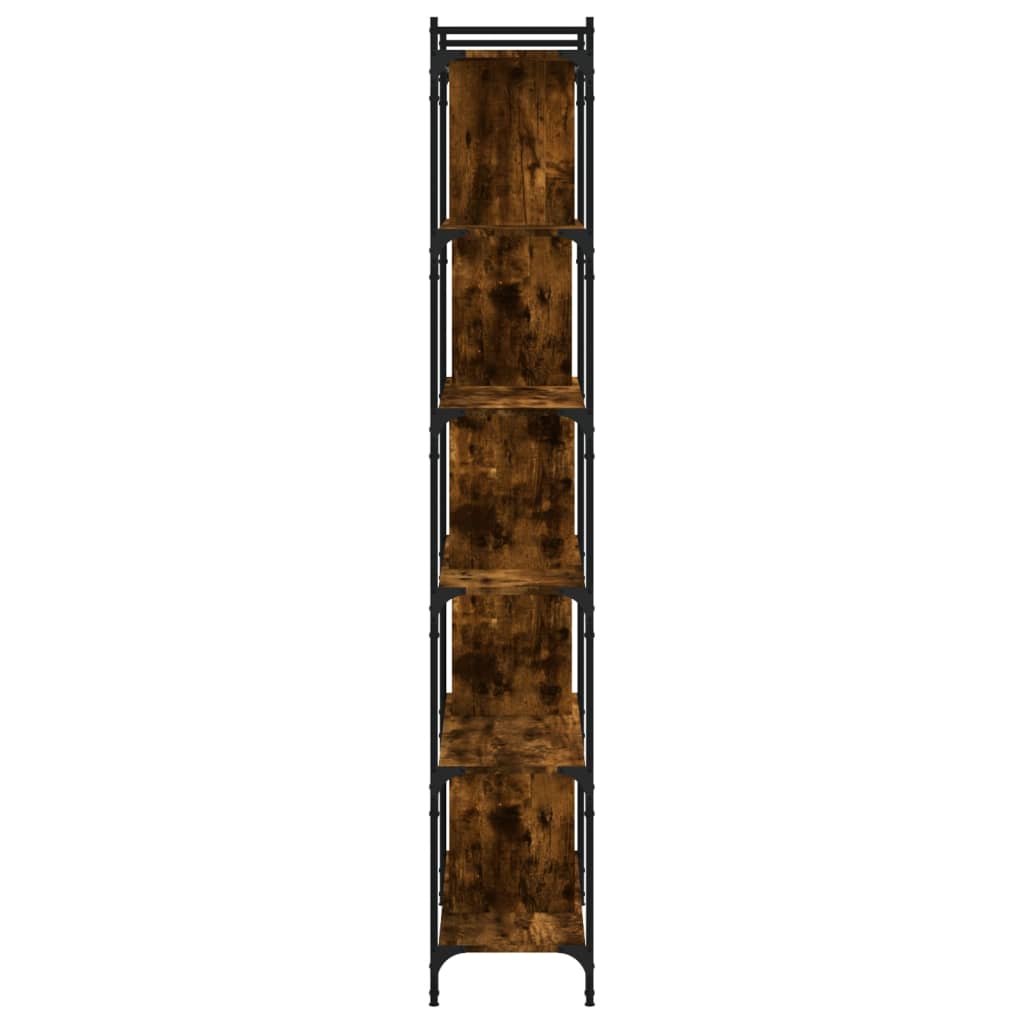 Regal za knjige sa 6 razina boja hrasta 76 x 32 x 192 cm drveni