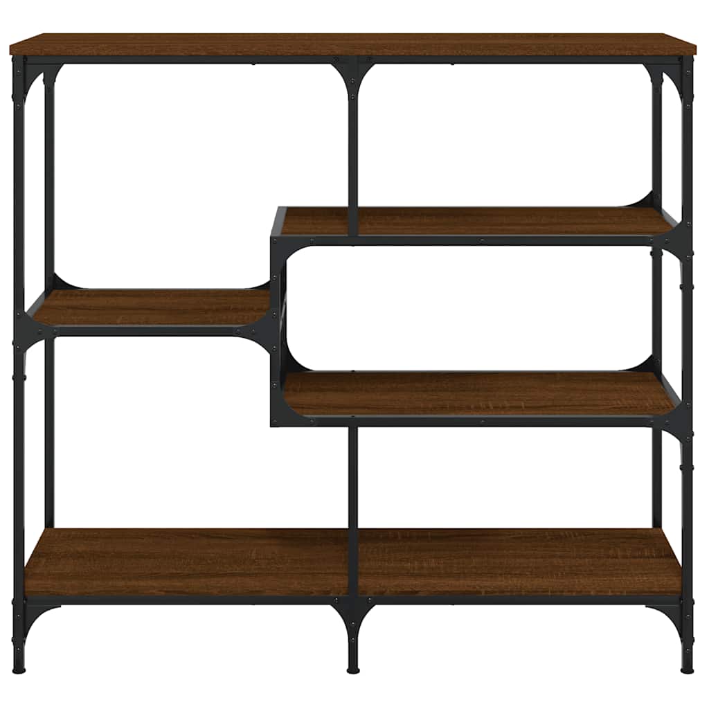 Konzolni stol boja smeđeg hrasta 103x32x95 cm konstruirano drvo