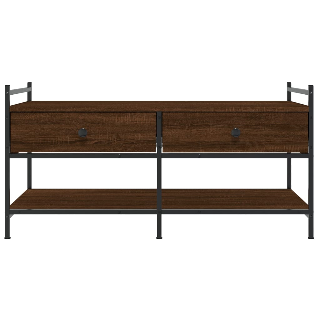 Stolić za kavu Smeđa hrasta 99x50x50 cm konstruirano drvo