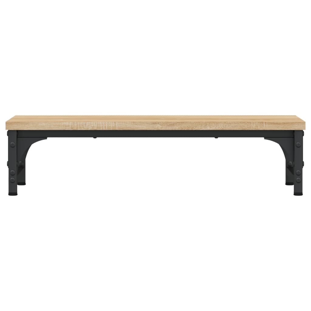 Stalak za monitor boja hrasta 55 x 23 x 14 cm konstruirano drvo