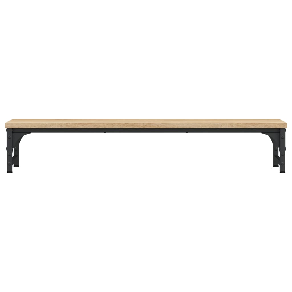 Stalak za monitor boja hrasta 85x23x15,5 cm konstruirano drvo