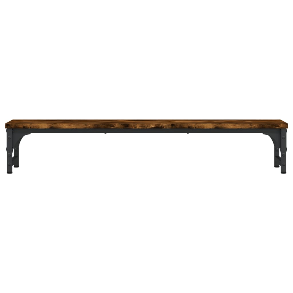 Stalak za monitor boja dimljenog hrasta 85x23x15,5 cm drveni