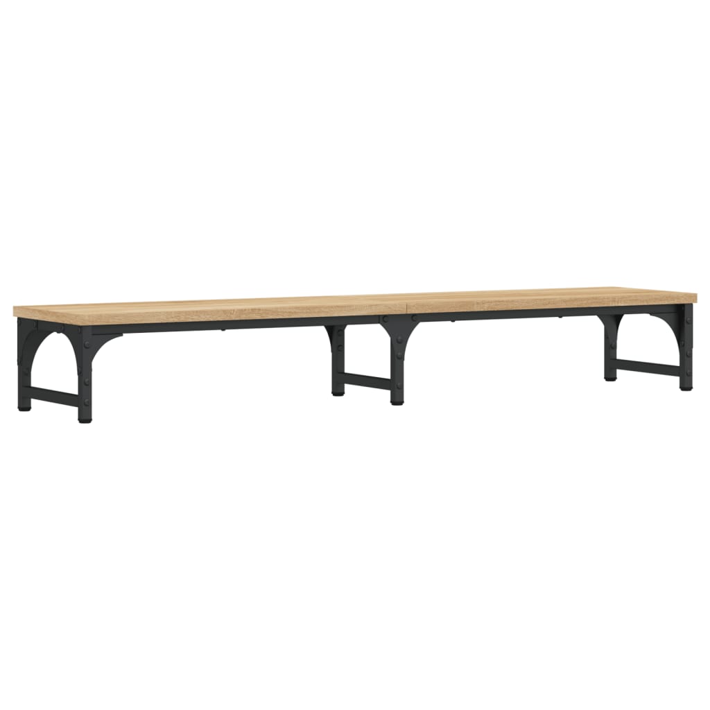 Stalak za monitor boja hrasta 105x23x15,5 cm konstruirano drvo