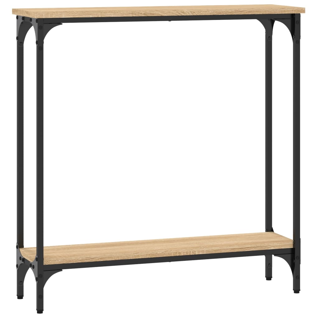 Konzolni stolić Sonoma hrast 75x22,5x75 cm Konstruirano drvo