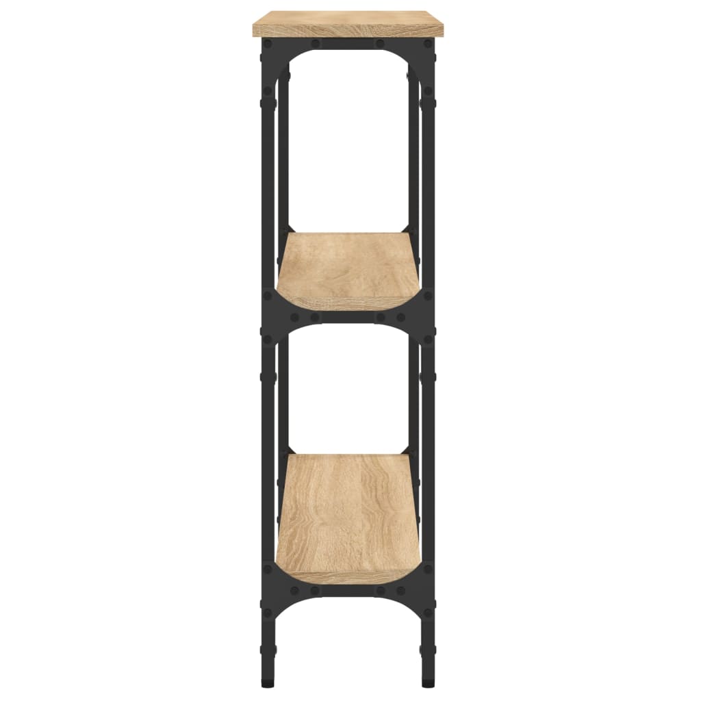 Konzolni stolić Sonoma hrast 75x22,5x75 cm Konstruirano drvo