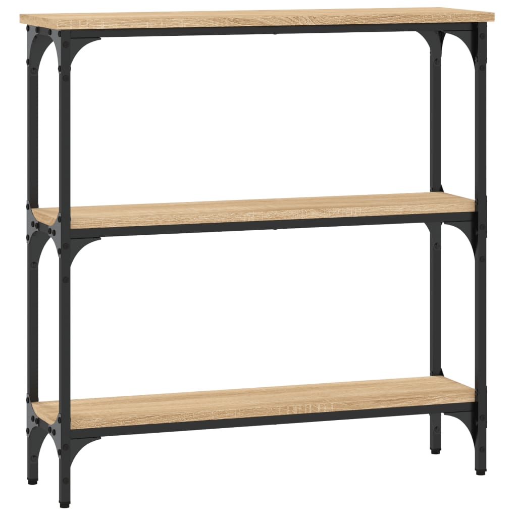 Konzolni stolić Sonoma hrast 75x22,5x75 cm Konstruirano drvo