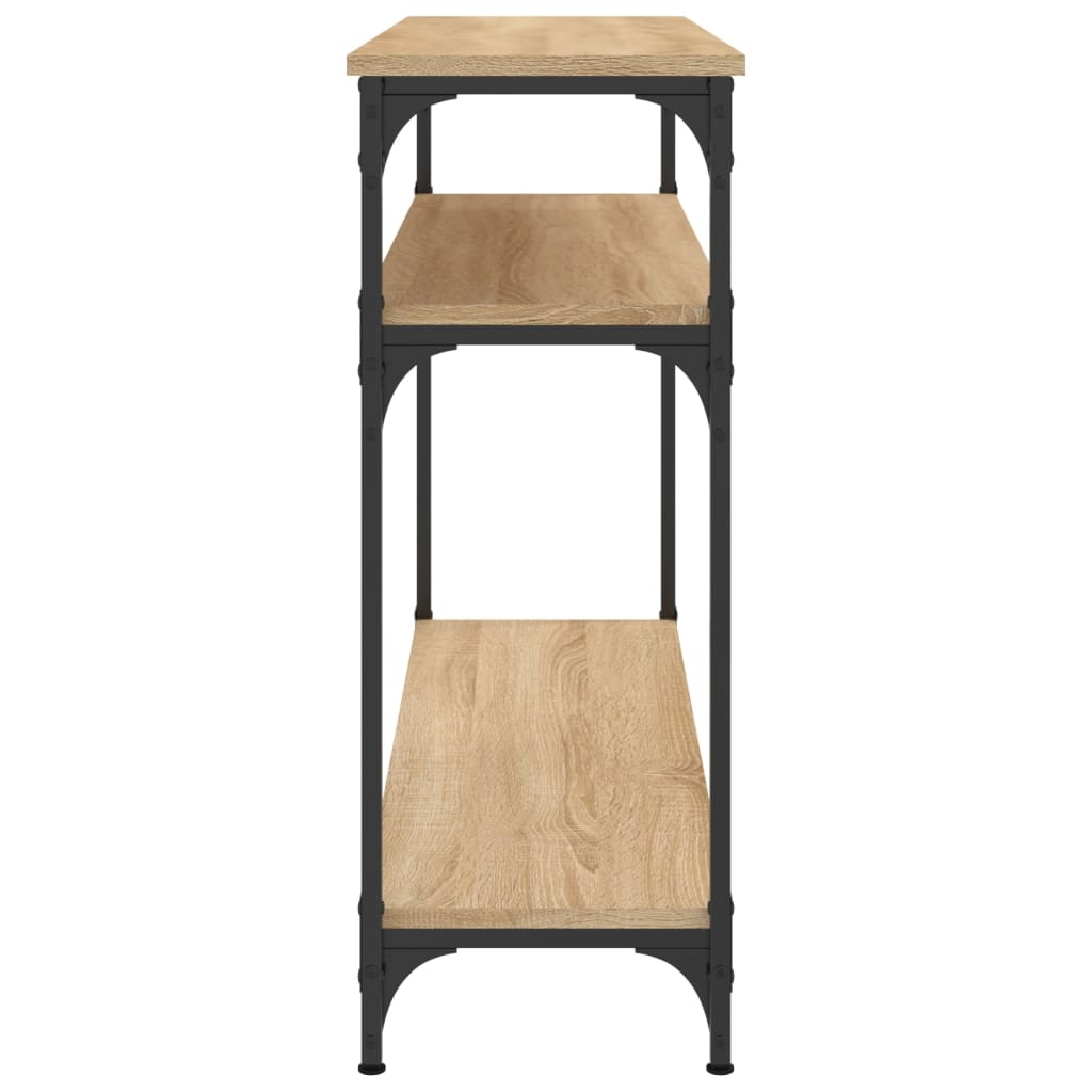Konzolni stol boja hrasta sonome 100x29x75 cm konstruirano drvo