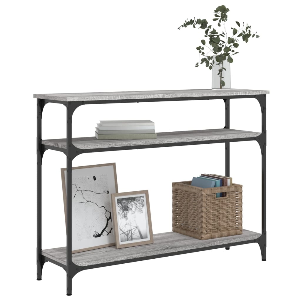Konzolni stol boja hrasta sonome 100x29x75 cm konstruirano drvo