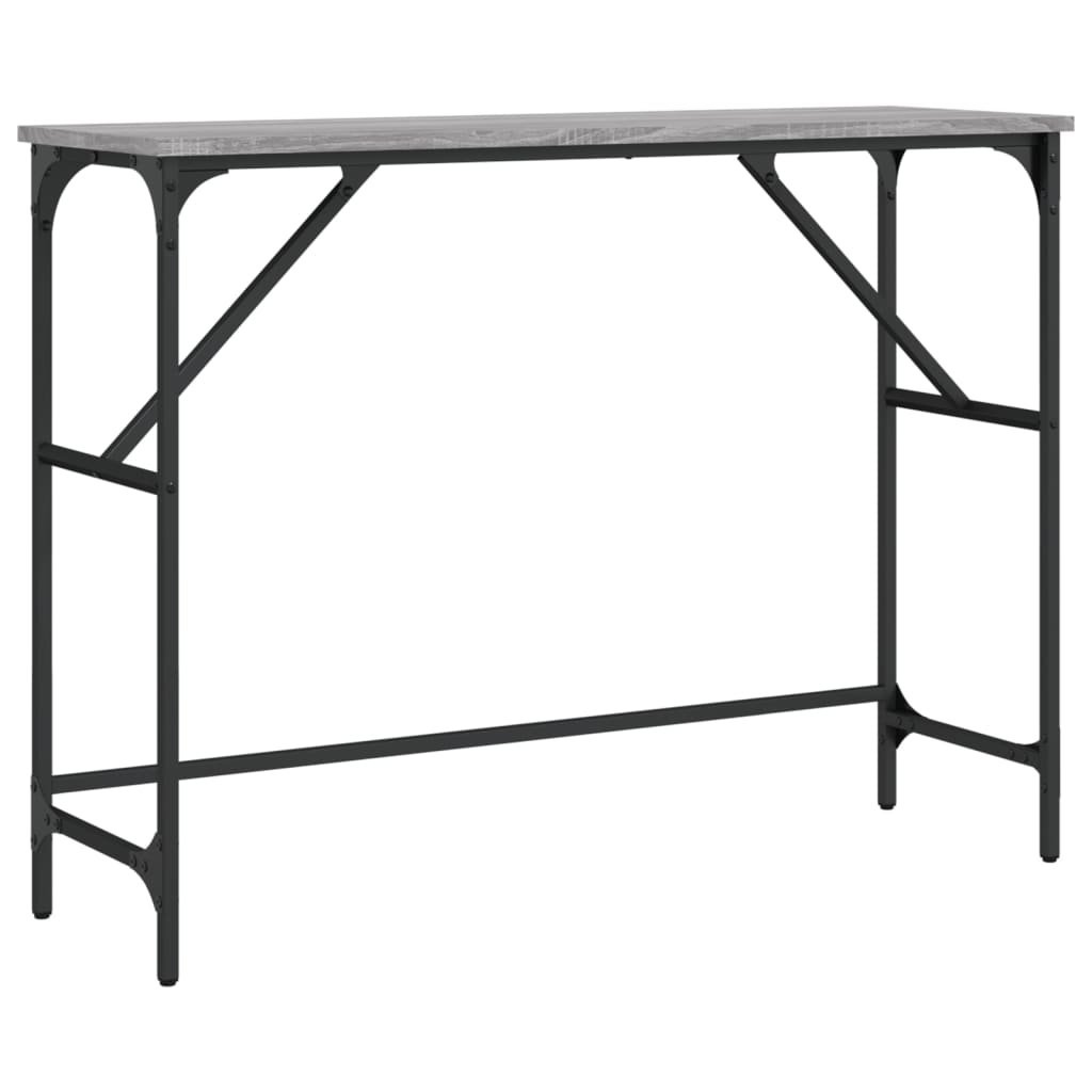 Konzolni stol boja hrasta sonome 100x32x75 cm konstruirano drvo