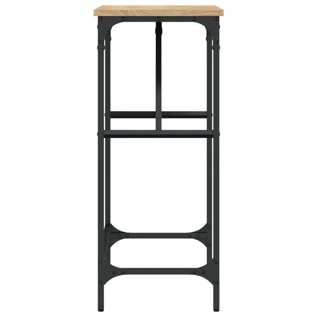 Konzolni stol boja hrasta 75 x 32 x 75 cm konstruirano drvo