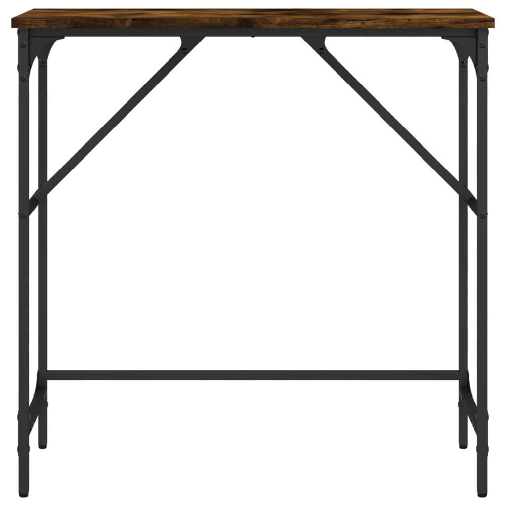 Konzolni stol boja hrasta 75 x 32 x 75 cm konstruirano drvo