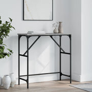 Konzolni stol siva boja hrasta 75x32x75 cm konstruirano drvo