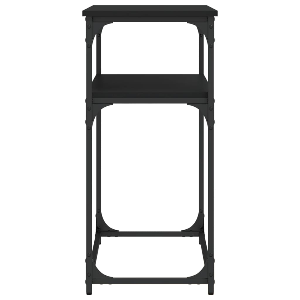 Konzolni stol crni 100 x 35,5 x 75 cm od konstruiranog drva