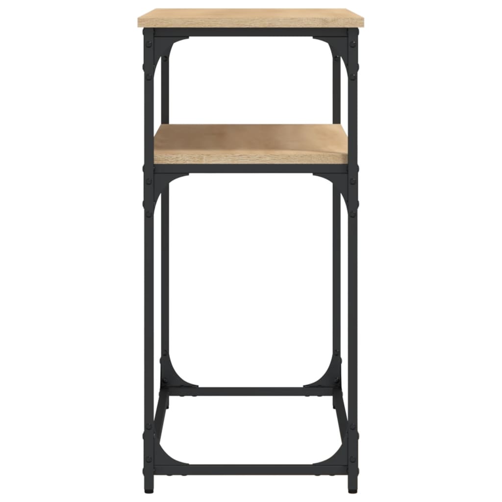 Konzolni stol boja hrasta 100 x 35,5 x 75 cm konstruirano drvo