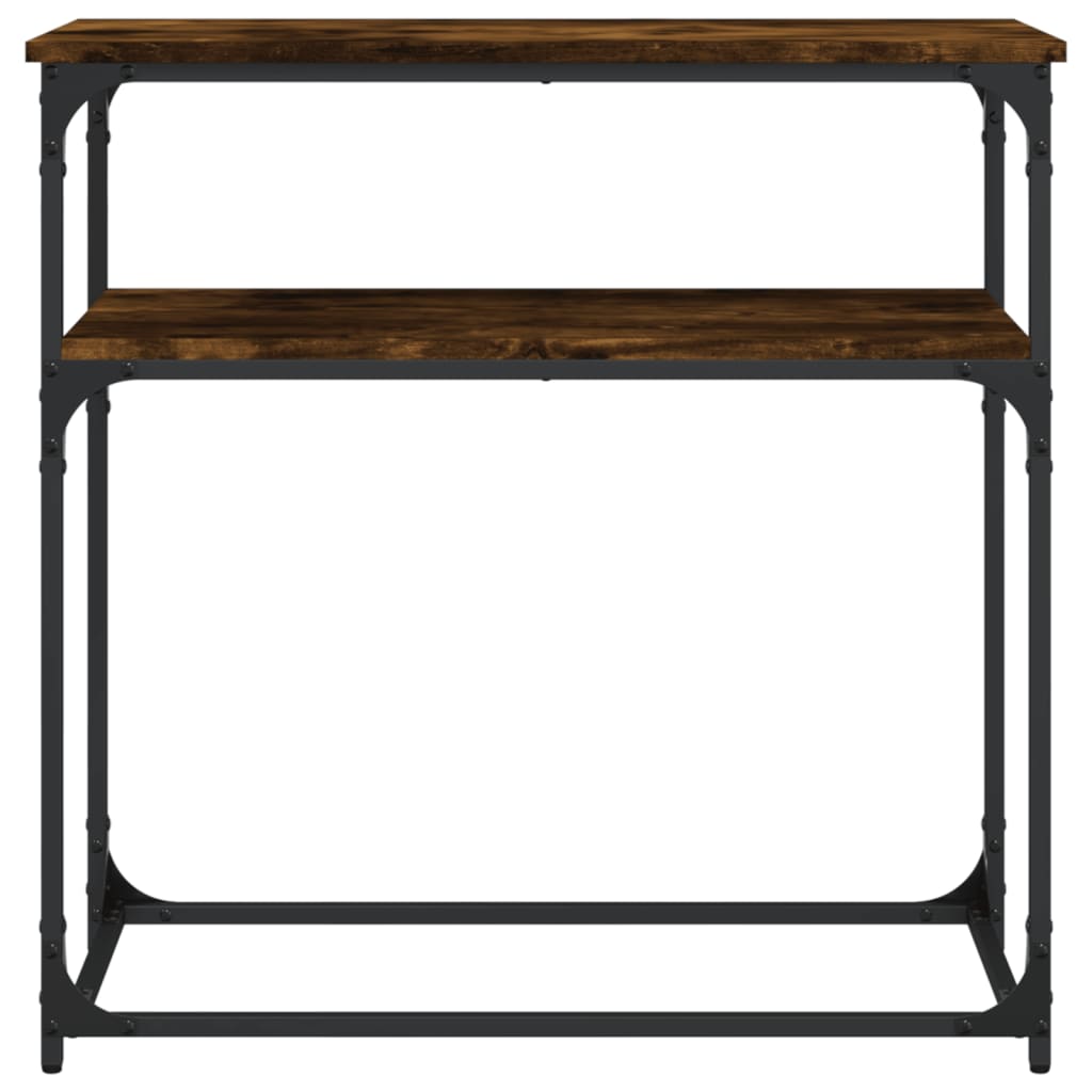 Konzolni stol boja hrasta 75 x 35,5 x 75 cm konstruirano drvo