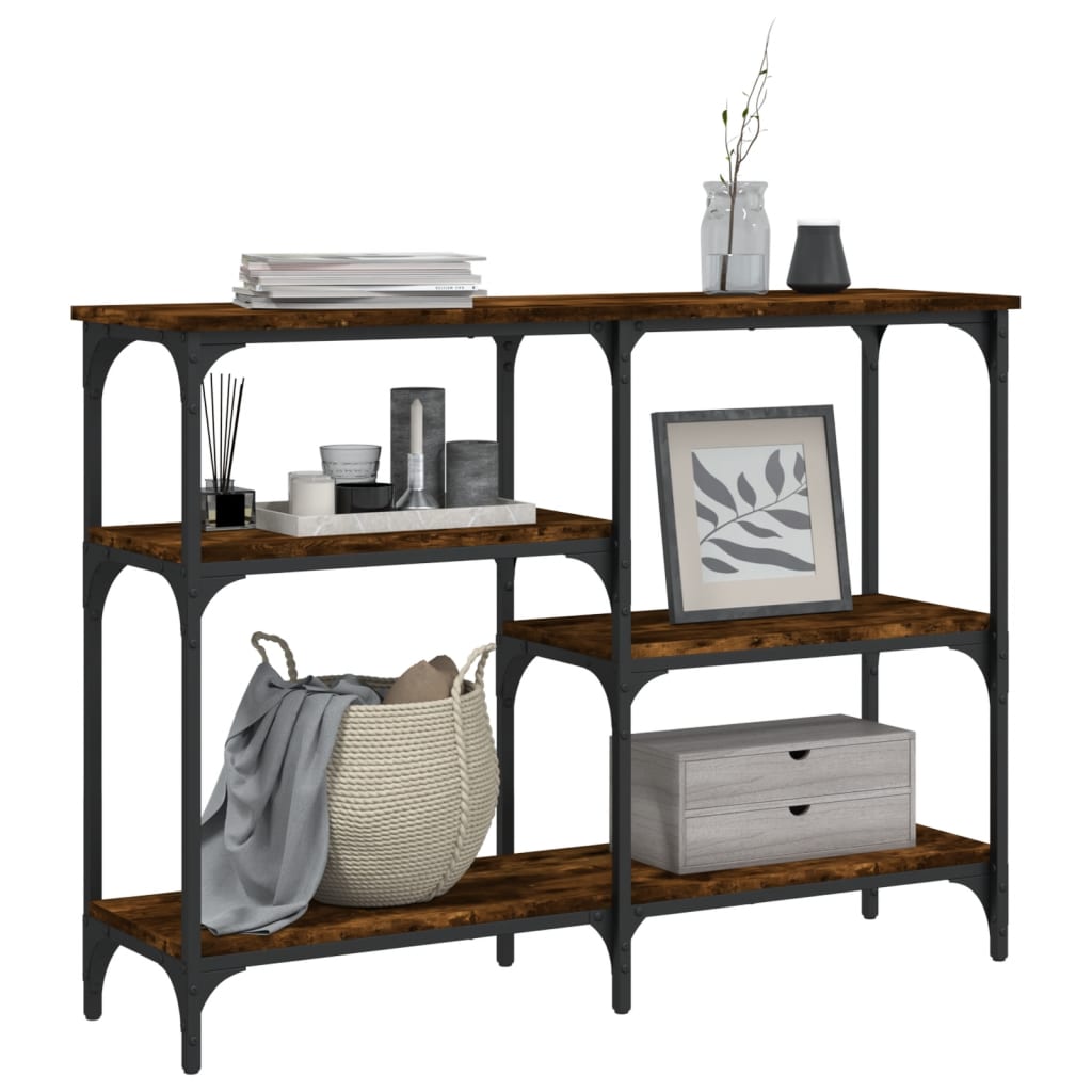 Konzolni stol boja hrasta 102x29x75 cm od konstruiranog drva
