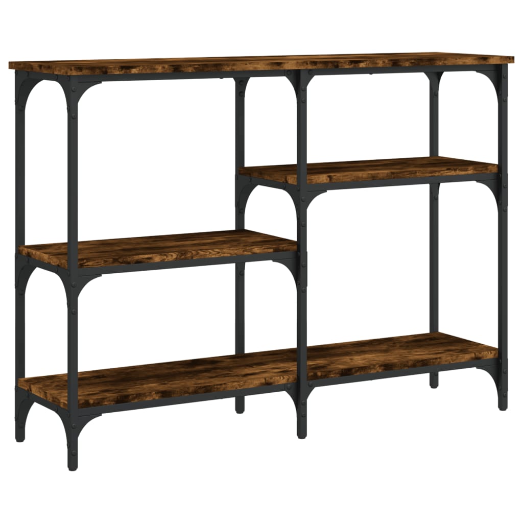 Konzolni stol boja hrasta 102x29x75 cm od konstruiranog drva