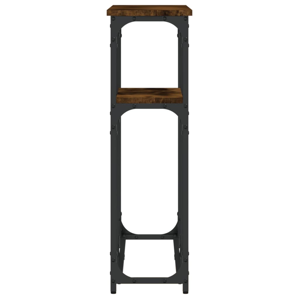 Konzolni stol boja hrasta 90 x 22,5 x 75 cm konstruirano drvo