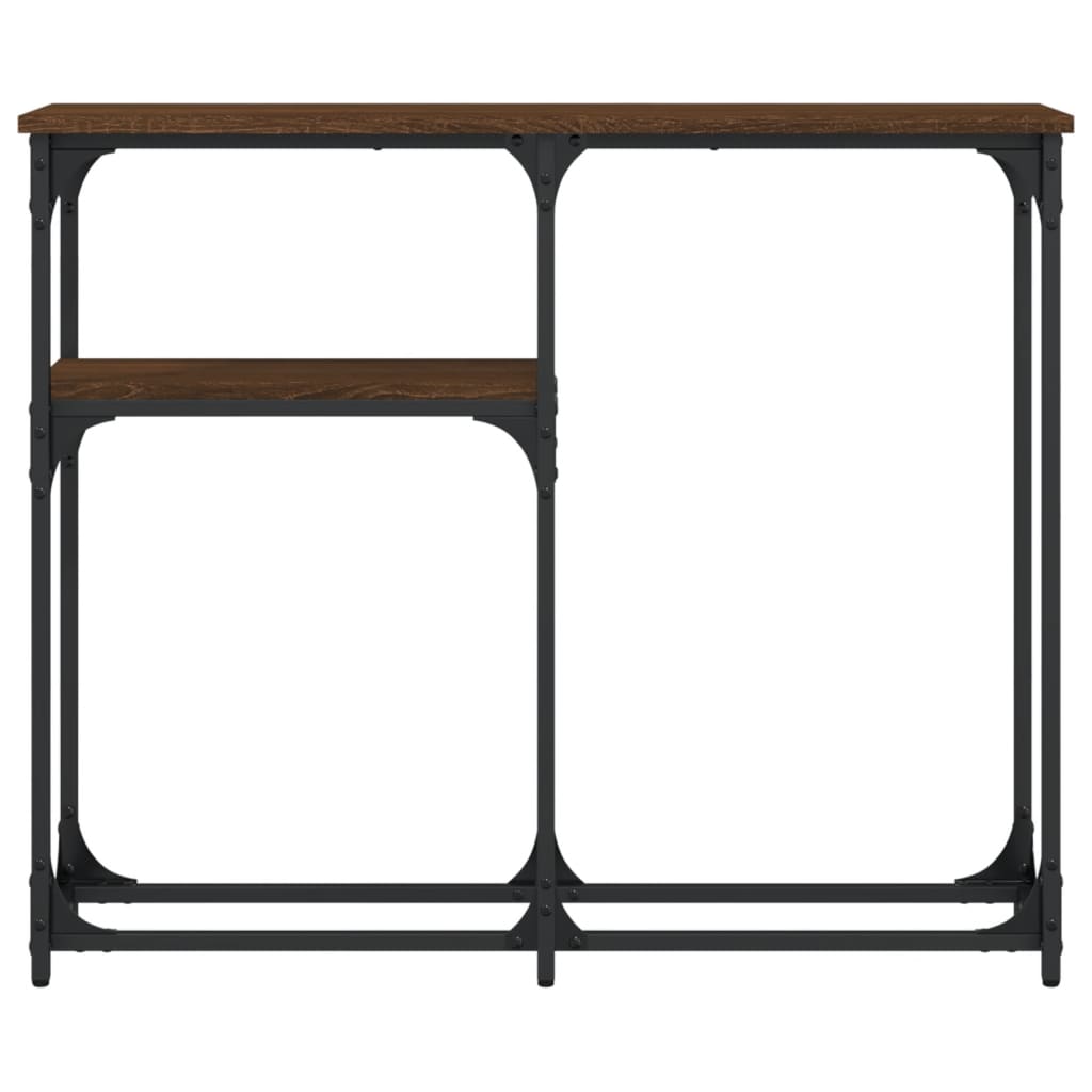 Konzolni stol boja hrasta 90 x 22,5 x 75 cm konstruirano drvo