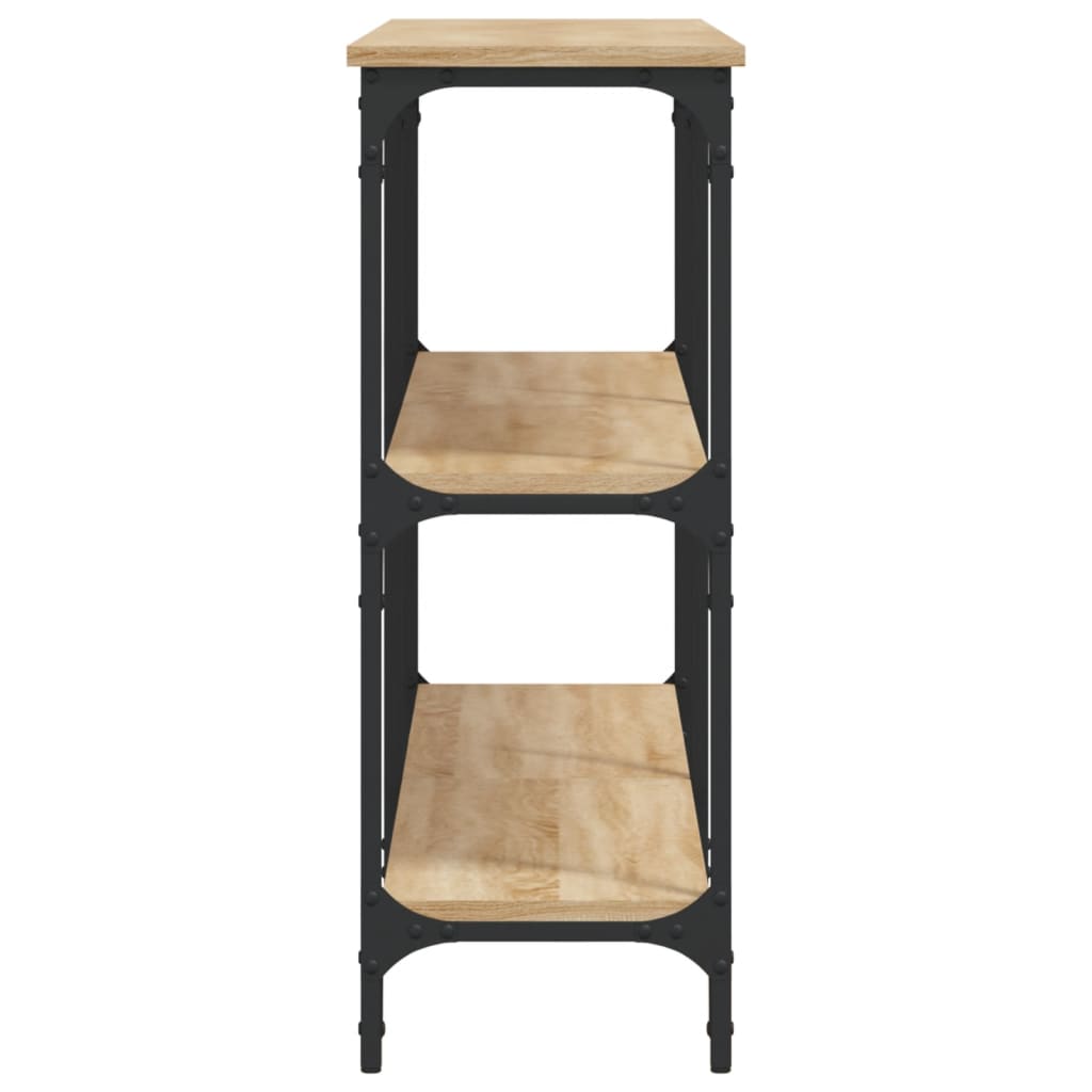 Konzolni stol boja hrasta sonome 150x29x75 cm konstruirano drvo