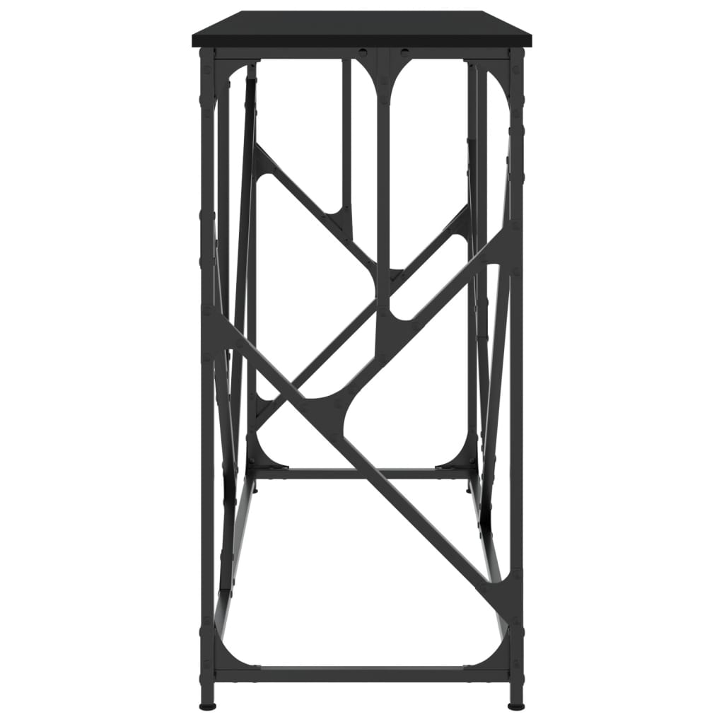 Konzolni stol crni 100 x 40 x 80 cm od konstruiranog drva