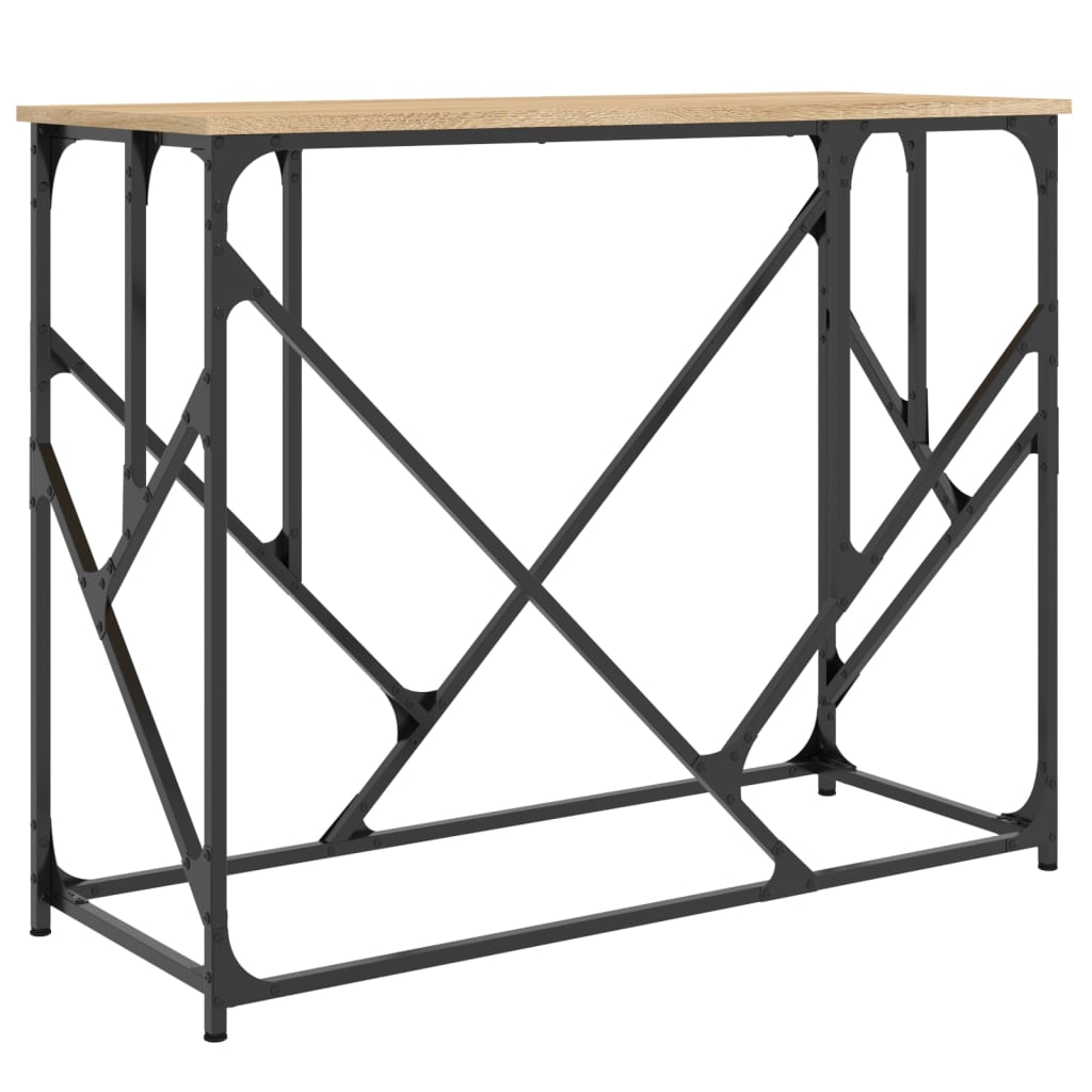 Konzolni stol boja hrasta sonome 100x40x80 cm konstruirano drvo